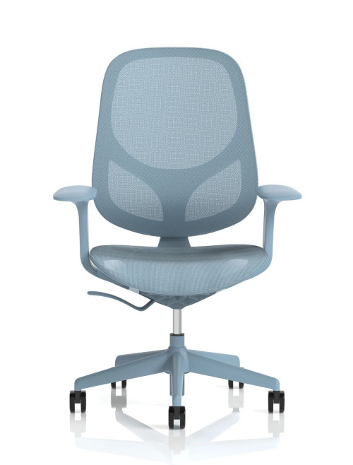 Mesh Office Chair Light Blue Tutti Task Operator Chair OP000361 - enlarged view