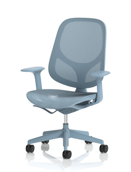 Mesh Office Chair Light Blue Tutti Task Operator Chair OP000361 - enlarged view