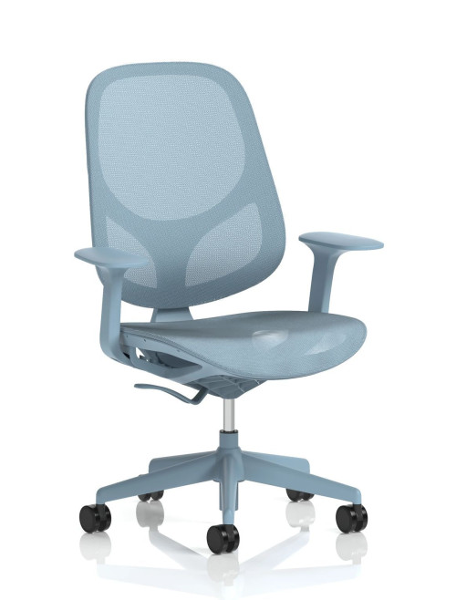 Mesh Office Chair Light Blue Tutti Task Operator Chair OP000361 - enlarged view