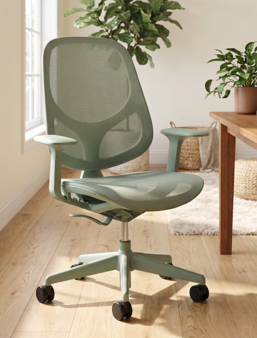 Mesh Office Chair Mint Green Tutti Task Operator Chair OP000364