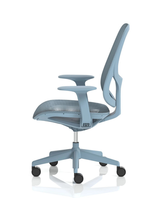 Mesh Office Chair Light Blue Tutti Task Operator Chair OP000361 - enlarged view