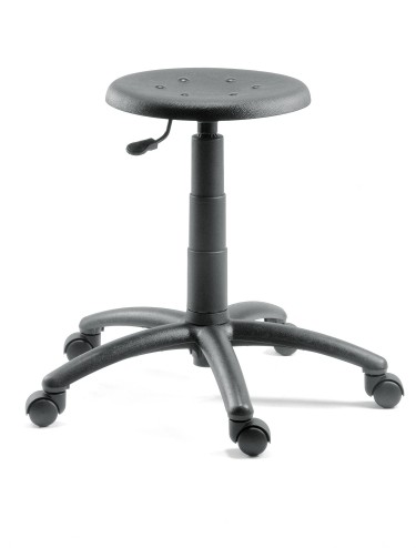 Polyyrethane Bar or Draughting Stool 1850 by Teknik