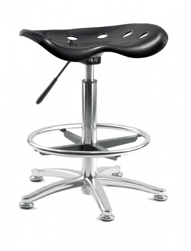 Contemporary High-Tek Office Stool OF5004-ST by Teknik